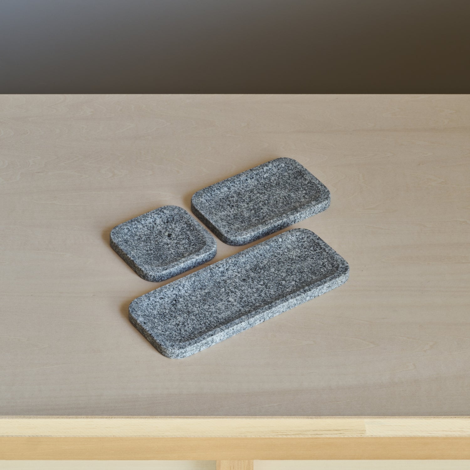 ajiproject PLAT PLATE 3pcs set 石　プレートキッチン・日用品・その他
